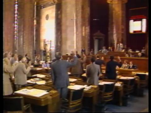 Louisiana Senate during expulsion of Gaston Gerald