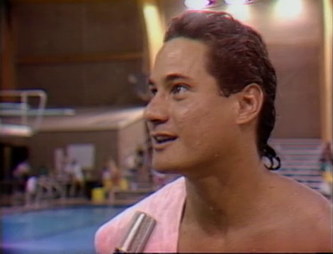 Diver Greg Louganis at the National Sports Festival