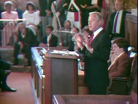 Gov. Edwin Edwards Addresses the Legislature in 1987