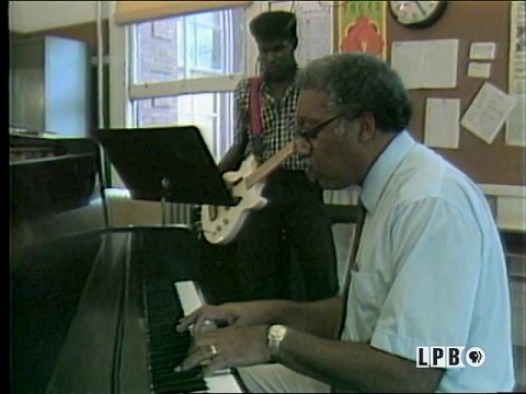 Ellis Marsalis at the Piano with a student