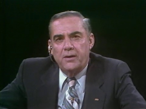 Lt. Gov. Jimmy Fitzmorris at the first LPB debate in 1979