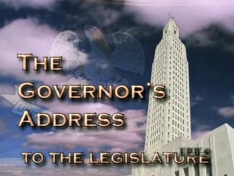 The Governor's Address to the Legislature
