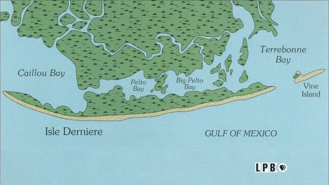 Map of Isle Derniere