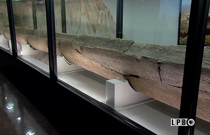 Caddo Dugout Canoe at the Louisiana State Exhibit Museum
